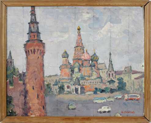 Осипов Александр Ефимович.  Красная площадь (Церковь Василия Блаженного) 